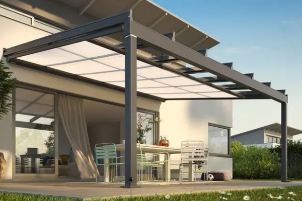 Sempra glazen terras overkapping Harmonie tussen binnen en buiten