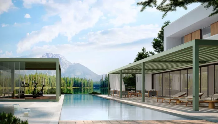 Carrea terrasoverkapping