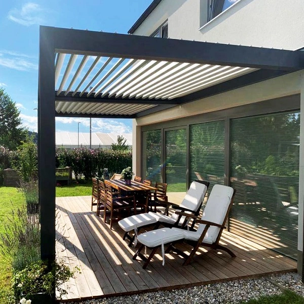 Overkapping met recht dak Seesky Bio