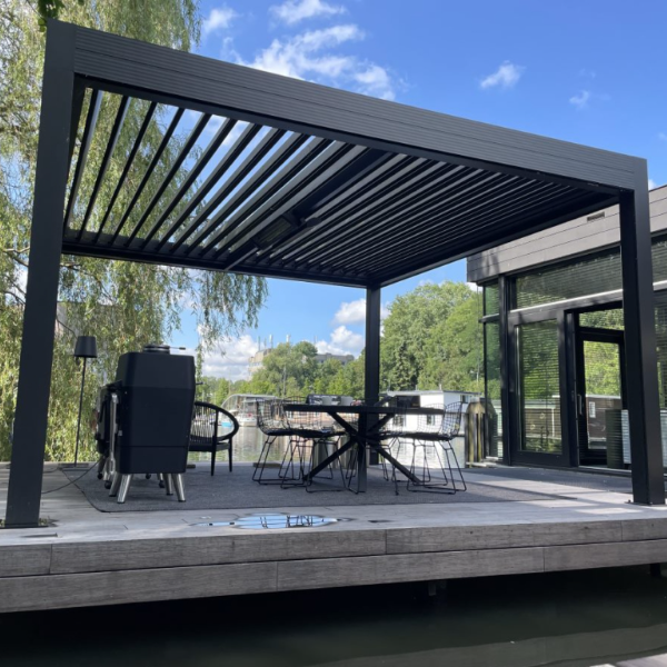 Zonwering lamellendak