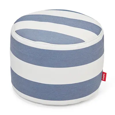 Buitenpoef – Stripe ocean blue Buitenpoef - Stripe ocean blue