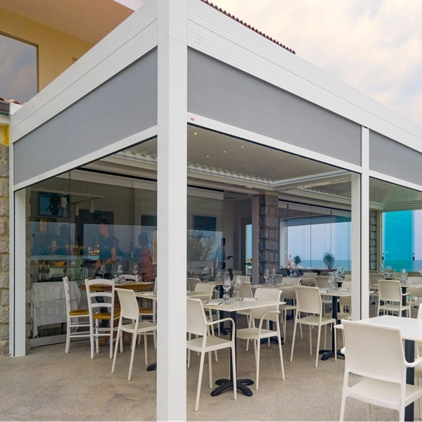 Hotel lamellen overkapping Varia