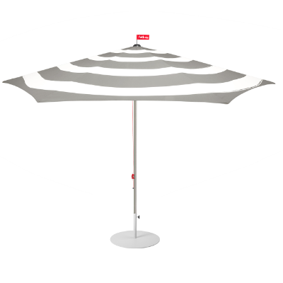 Parasol + base – Licht grijs Fatboy parasol - Rood
