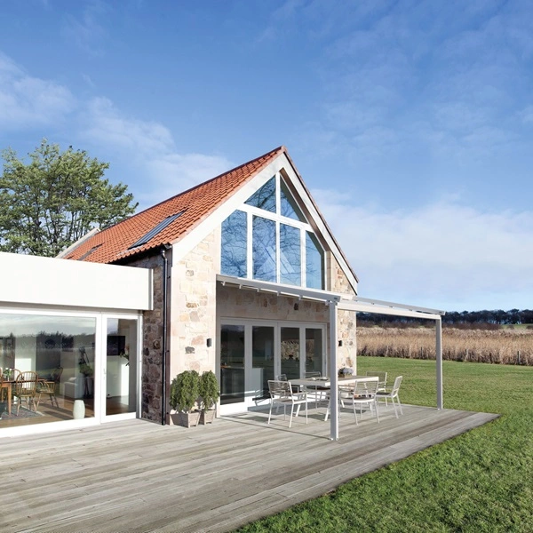 Zon regenwering staander Jeans