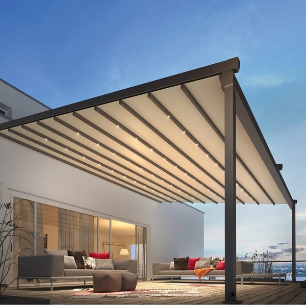 Zon regenwering staander Pergotex