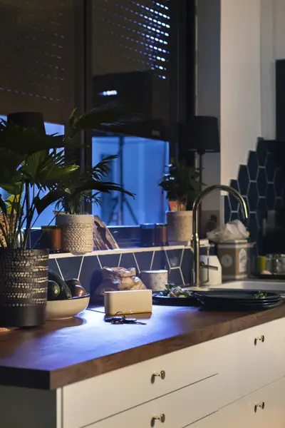 Keuken met een Somfy TaHoma box Keuken met een Somfy TaHoma box