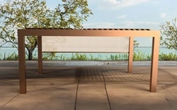 Lamellen overkapping frame en lamelkleuren