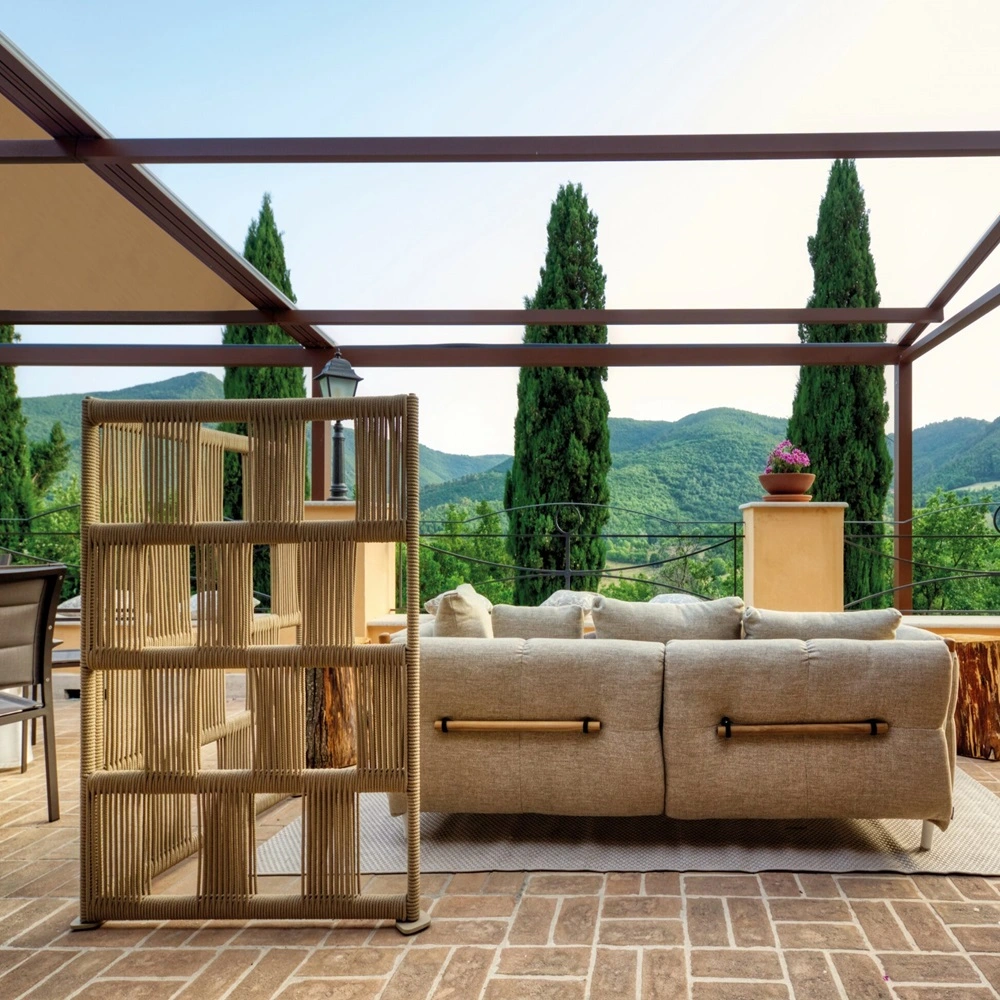 Moderne overkapping met Perla Tech doek