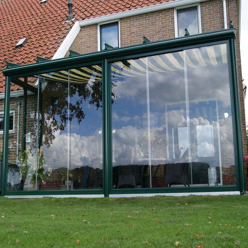 Terrazza Sempra glazen overkapping realisatie Veldman Zonwering Oldeboorn