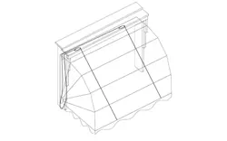 Handbediening van markies Handbediening van markies