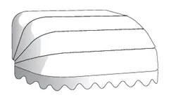 Markies met volant Markies met volant