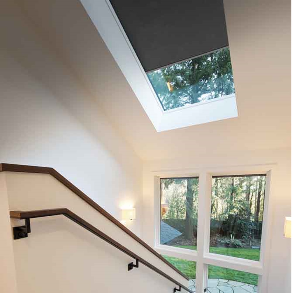 Serrezonwering VZ 720 bij trap met glazen dak