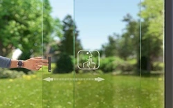 W17 Easy glazen schuifwand met Soft closing system W17 Easy glazen schuifwand met Soft closing system