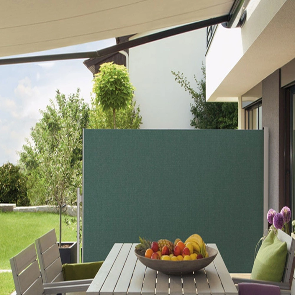 Windscherm Paravento voor privacy op terras met eethoek