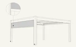 Zip screens tuinkamer Nomo