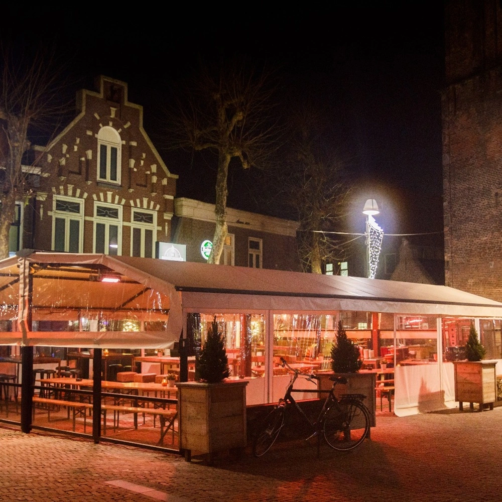 Gastro Sunrain terrasoverkapping, ideaal voor beschutting en sfeer