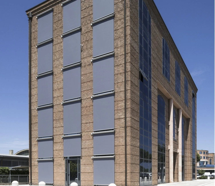 Screens bij vastgoedproject