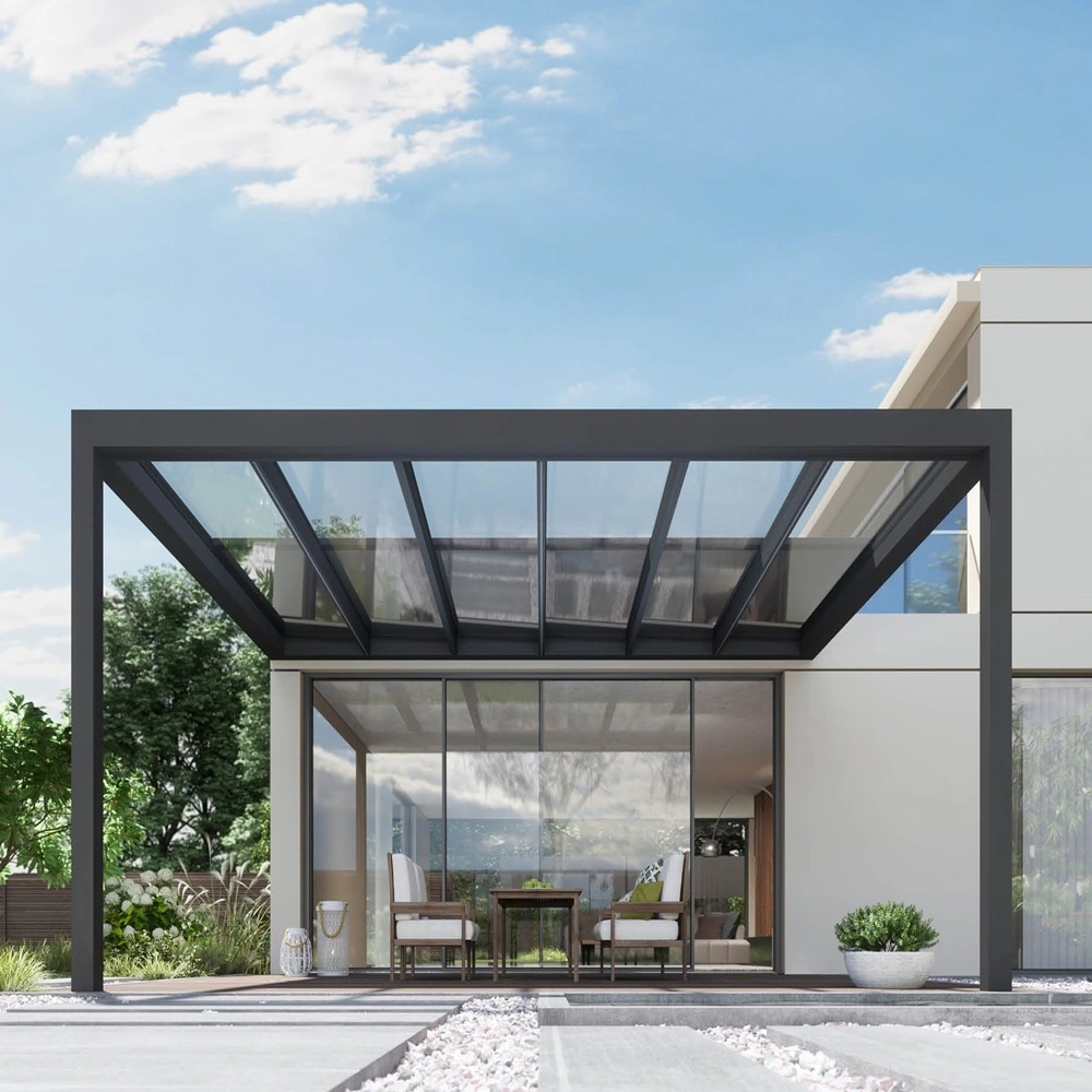 Vetro Vino glazen overkapping met strak design