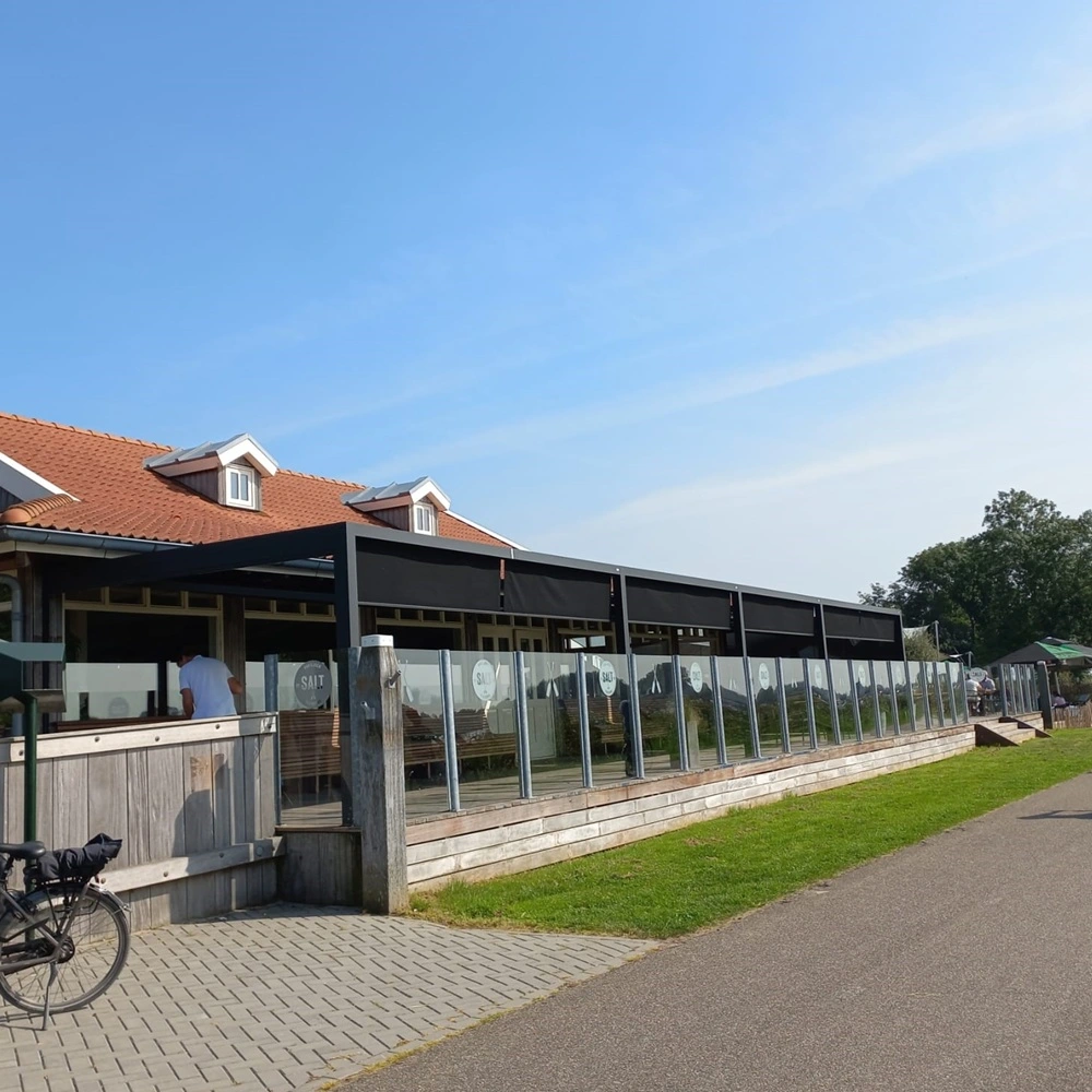 Terrasoverkapping Paviljoen Salt Terherne door Veldman Terrasoverkapping Paviljoen Salt Terherne door Veldman