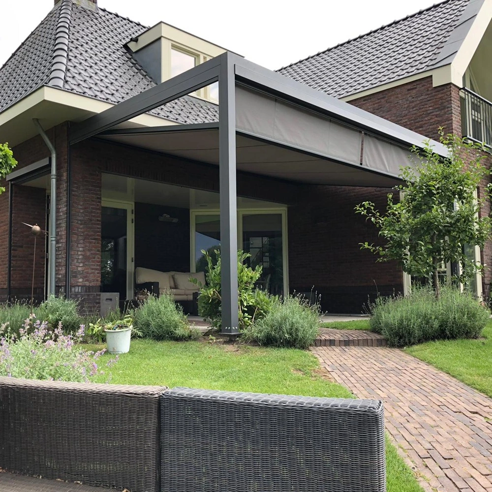 Vrijstaand zon- en regenscherm Werkhoven, Veldman Zonwering