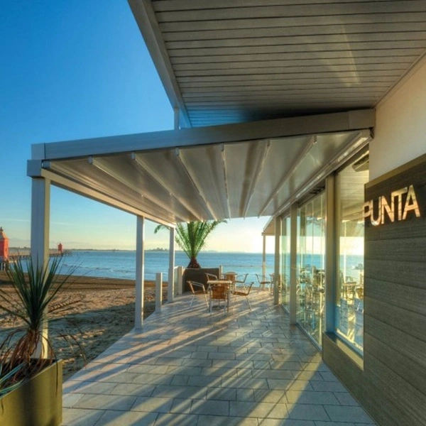 Overkapping met doek Level