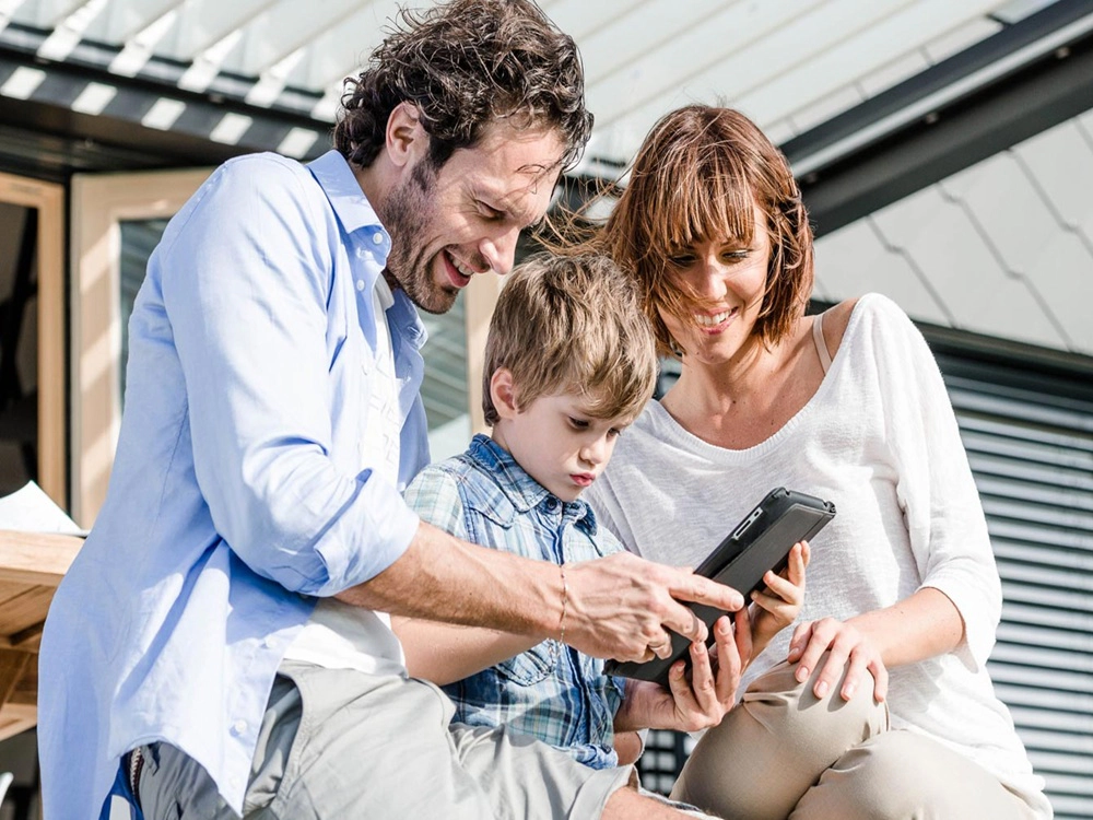 Lamellen overkapping met slimme bediening Lamellen overkapping met slimme bediening