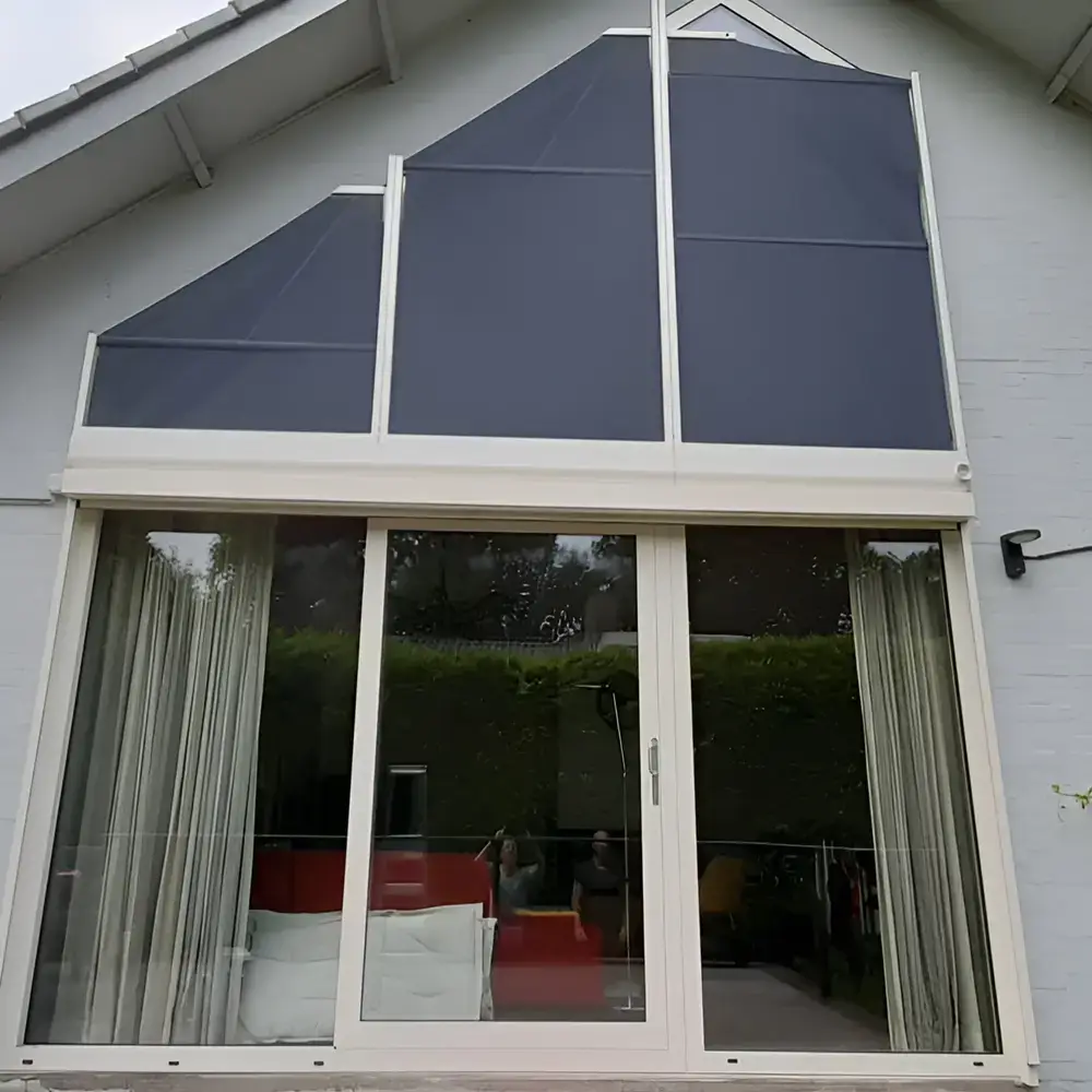 Schuine zonwering project Veldman Zonwering in Sint Michielsgestel